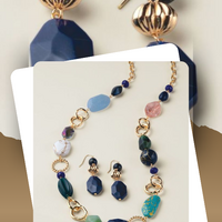 Blue Modern Mosaic Collection - FINAL SALE - Thumbnail 1