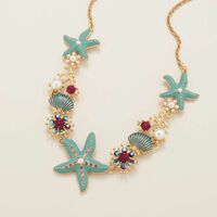 Marine Dream Statement Necklace - FINAL SALE - Thumbnail 2