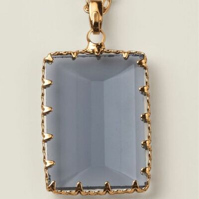 Dusk frame pendant necklace - final sale