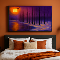 Sunset over Frosty Forest - Thumbnail 3