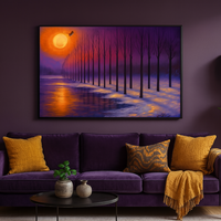 Sunset over Frosty Forest - Thumbnail 4