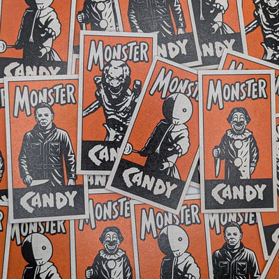 Series 5 - monster candy custom horror trading card set
