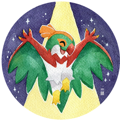 Hawlucha Button