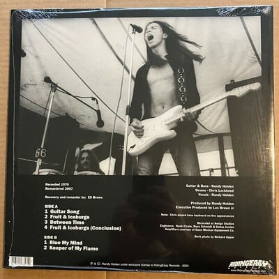Randy holden - population ii  (new remastered reissue of rare blue cheer guitarists solo album from 1970 - signed on jacket by rh)