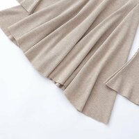 Slim-fitting sexy V-neck waist short knitted dress - Thumbnail 2