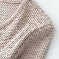 Slim-fitting sexy V-neck waist short knitted dress - Thumbnail 4