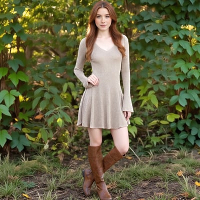 Slim-fitting sexy v-neck waist short knitted dress