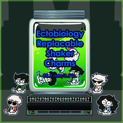 Homestuck ectobiology replaceable shaker charms 