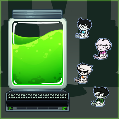 Homestuck ectobiology replaceable shaker charms 