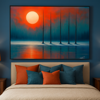 Sunset Reflections with Bare Trees - Thumbnail 3