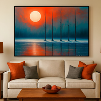 Sunset Reflections with Bare Trees - Thumbnail 4