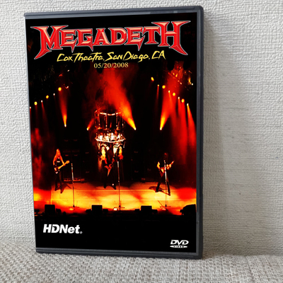 Megadeth hdnet cox theatre, san diego, ca 05.20.2008 dvd