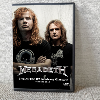 Megadeth live at the o2 academy glasgow, scotland 06.04.2013 dvd