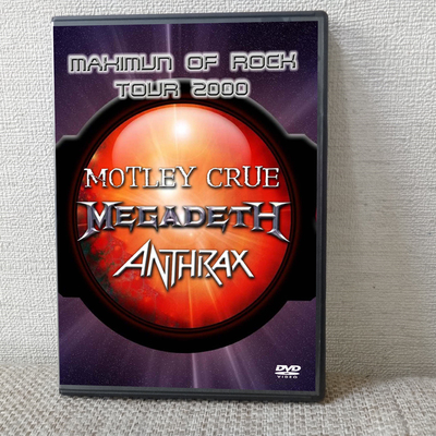 Maximun rock tour 2000 anthrax megadeth motley crue dvd
