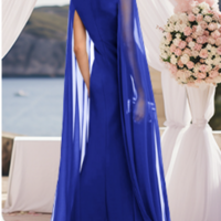 Royal Blue Prom Dresses Floor Length  - Thumbnail 1