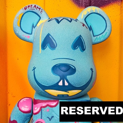 Custom bearbrick 400% by topo "into the deep"