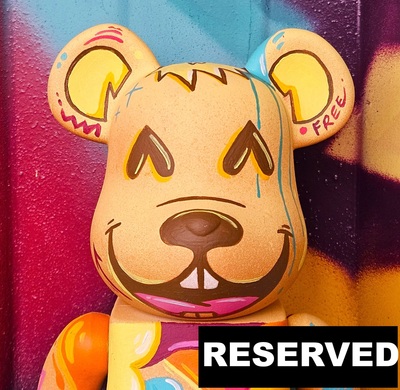 Custom Bearbrick 400% by Topo "Solar Drive"