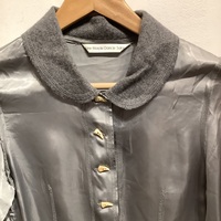 Jane marple Dans Le Salon silver wool cuff and colar shirt  - Thumbnail 1