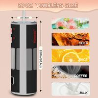 N.E.S. Controller Sublimation Tumbler | Classic N.E.S. 8-Bit Retro Gaming | Gamers | 20 oz Skinny Cup - Thumbnail 4
