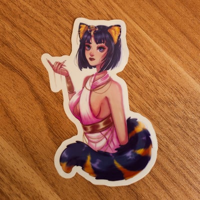 Ankha cosplay sticker