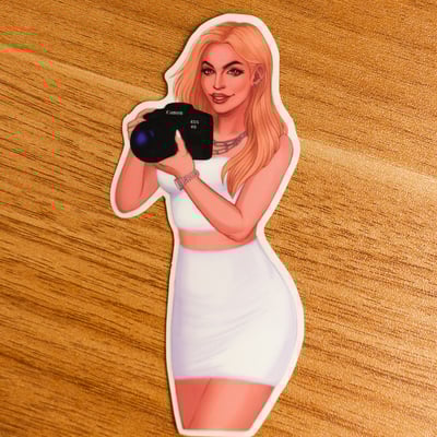 Camera avatar sticker