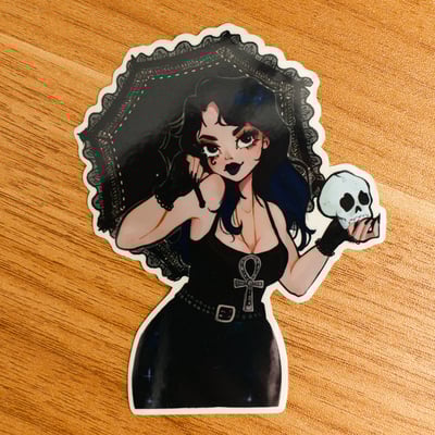 Death cosplay sticker