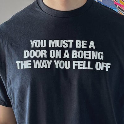 Free shipping-"you must be a door"tee