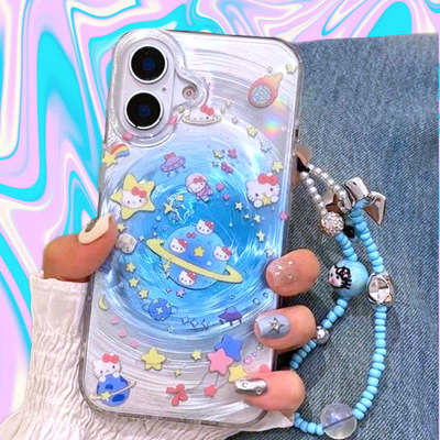 Kitty galaxy phone case