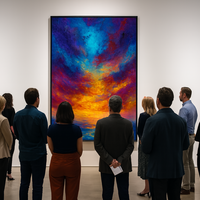 Vibrant Ocean Sunset - Thumbnail 1