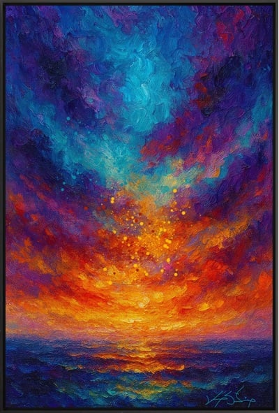 Vibrant Ocean Sunset