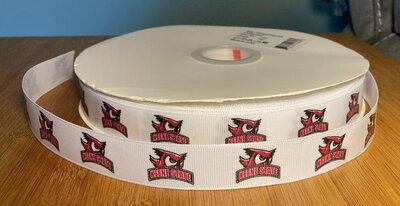 7/8" Keene State University Inspired Custom Printed Grosgrain Ribbon