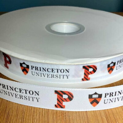 7/8" princeton university inspired custom printed grosgrain ribbon