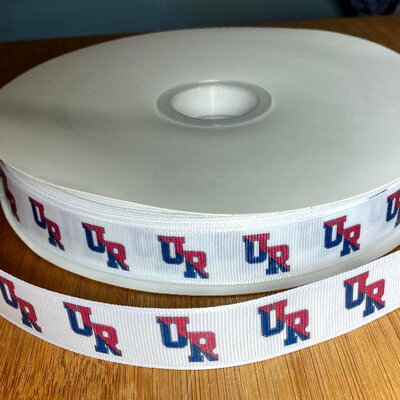 7/8" university of richmond inspired custom printed grosgrain ribbon