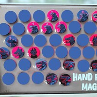 SET 01. 1.5" Original Wooden Magnets - Thumbnail 1