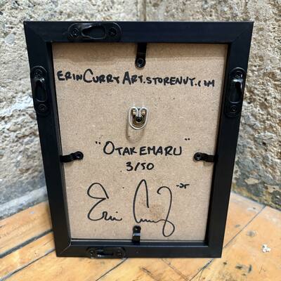 "otakemaru" limited edition print shadowbox