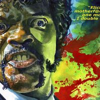 STITCHED Pulp Affliction black border playmat - Thumbnail 1