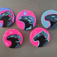 SET 02. 1.5" Original Wooden Magnets - Thumbnail 6