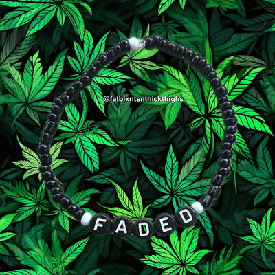 Stoner monochrome seed bead bracelet collection