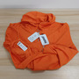 JANIMA Outdoor Ventures Men's Rain Jacket Waterproof Lightweight Rain Pullover for Hiking Golf Running (Color: Orange)-2