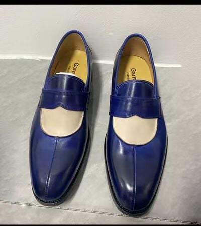 Handmade men's genuine leather dress shoes 