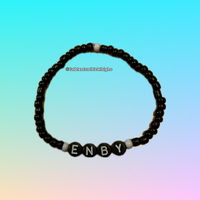 Monochrome Identity Seed Bead Bracelet - Thumbnail 1