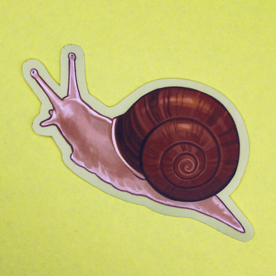 A Friend 3.14" Glossy Sticker