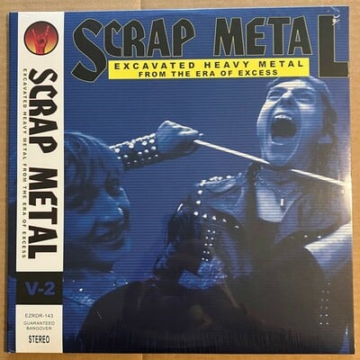Scrap metal volume 2 (new compilation lp of rare late 70s and 80s metal bands from the uk and the us from ridingeasy records)