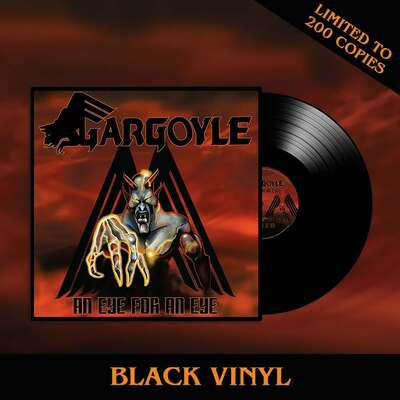 Gargoyle - eye for an eye (new limited edition import lp in 2 colors - rare 1989 portland oregon metal bands last recordings) - Thumbnail 1
