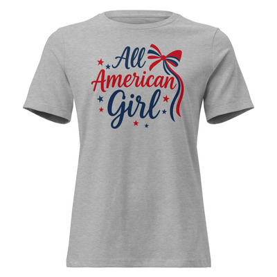 All american girl tee shirt / usa shirt / women shirt