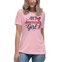 All American Girl Tee Shirt / USA Shirt / Women Shirt - Thumbnail 7