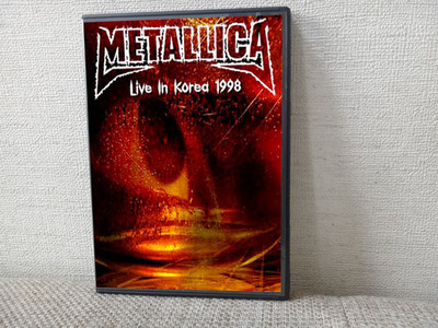 METALLICA Live In South Korea 1998 DVD