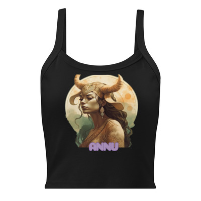 Annu - taurus danny womens micro-rib tank top