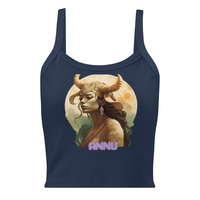 ANNU - TAURUS DANNY Womens micro-rib tank top - Thumbnail 14