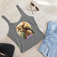 ANNU - TAURUS DANNY Womens micro-rib tank top - Thumbnail 18